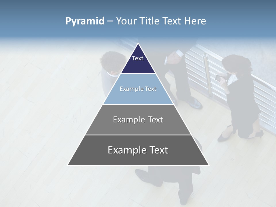 A Group Of People Standing Around A Wooden Floor PowerPoint Template