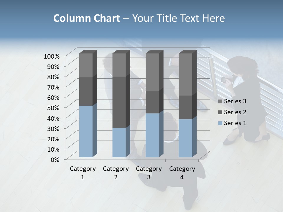 A Group Of People Standing Around A Wooden Floor PowerPoint Template