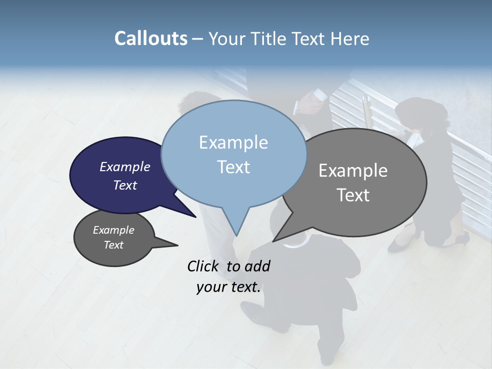 A Group Of People Standing Around A Wooden Floor PowerPoint Template