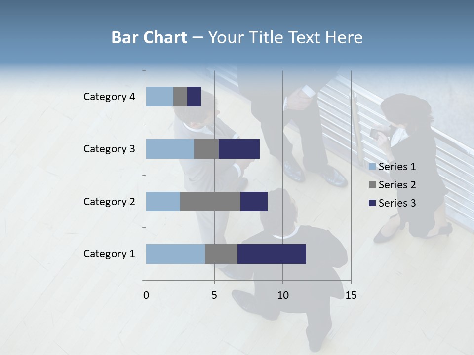 A Group Of People Standing Around A Wooden Floor PowerPoint Template