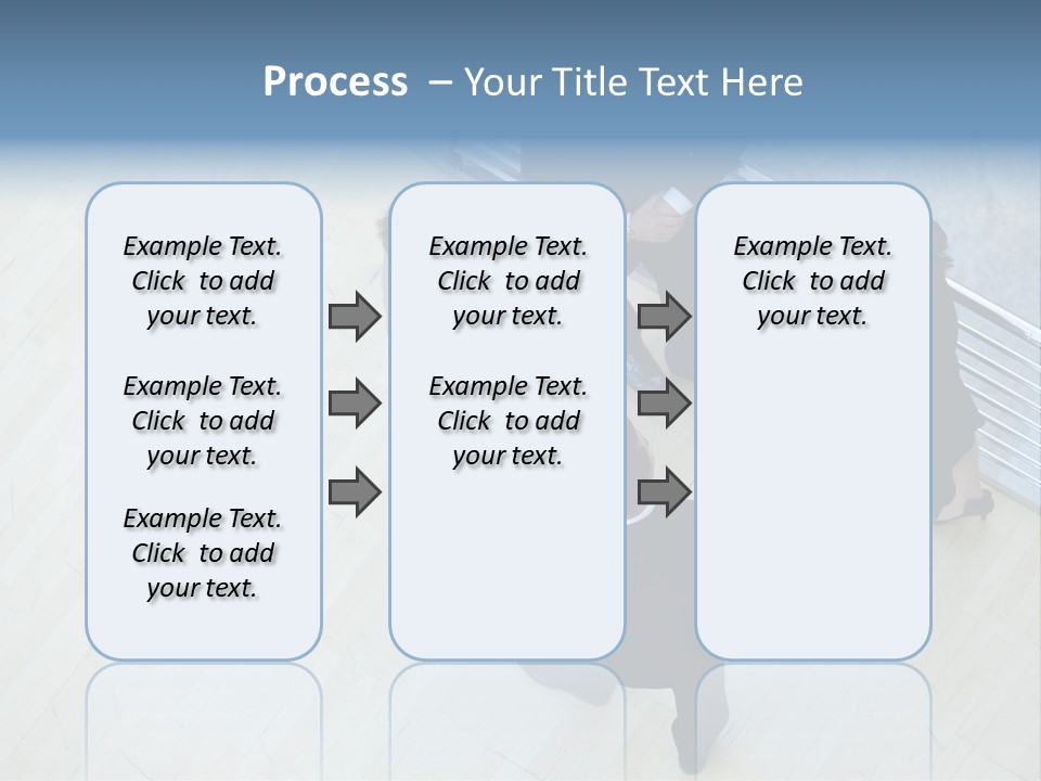 A Group Of People Standing Around A Wooden Floor PowerPoint Template