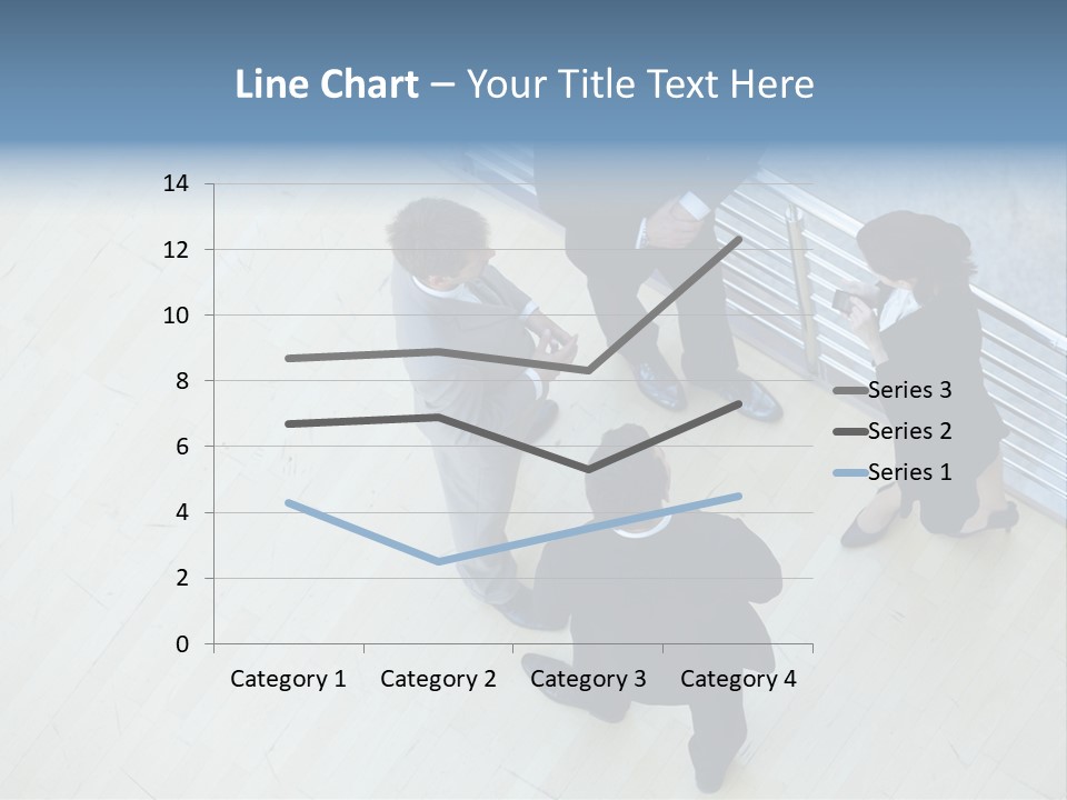 A Group Of People Standing Around A Wooden Floor PowerPoint Template