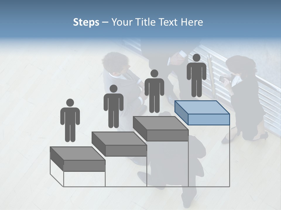 A Group Of People Standing Around A Wooden Floor PowerPoint Template