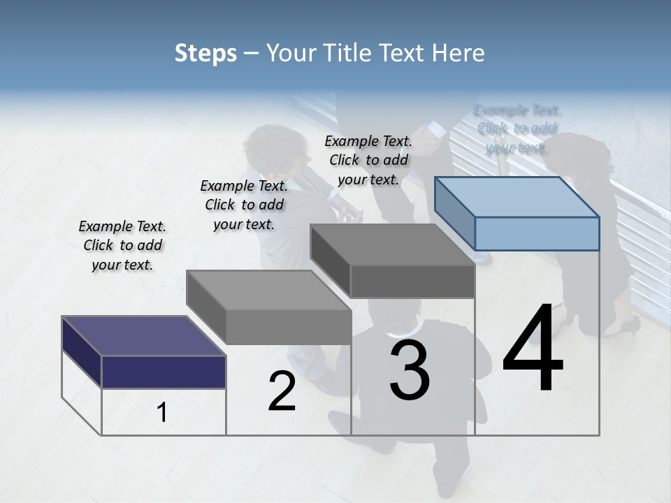 A Group Of People Standing Around A Wooden Floor PowerPoint Template