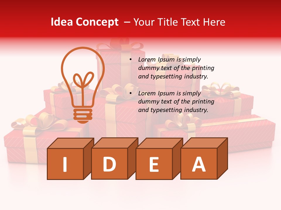 Variation Bottle Healthy PowerPoint Template