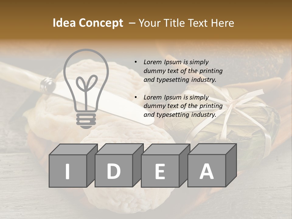 Variation Bottle Healthy PowerPoint Template