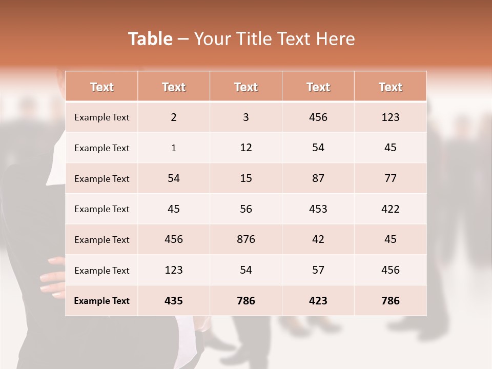 Blond Businesswoman Smart PowerPoint Template