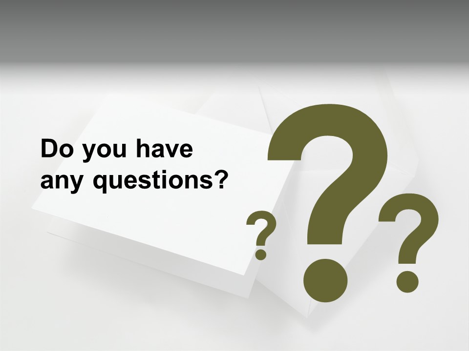 Greeting Envelope Card PowerPoint Template