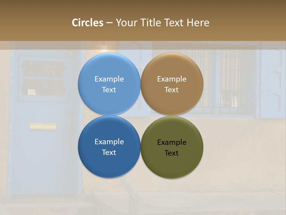 Western Tower Handrail PowerPoint Template