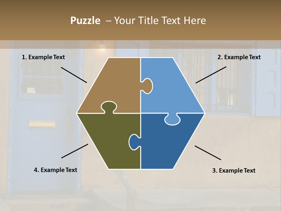 Western Tower Handrail PowerPoint Template