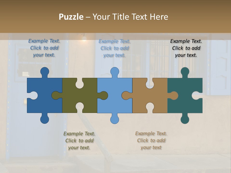 Western Tower Handrail PowerPoint Template