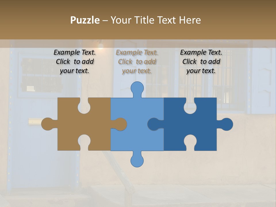 Western Tower Handrail PowerPoint Template