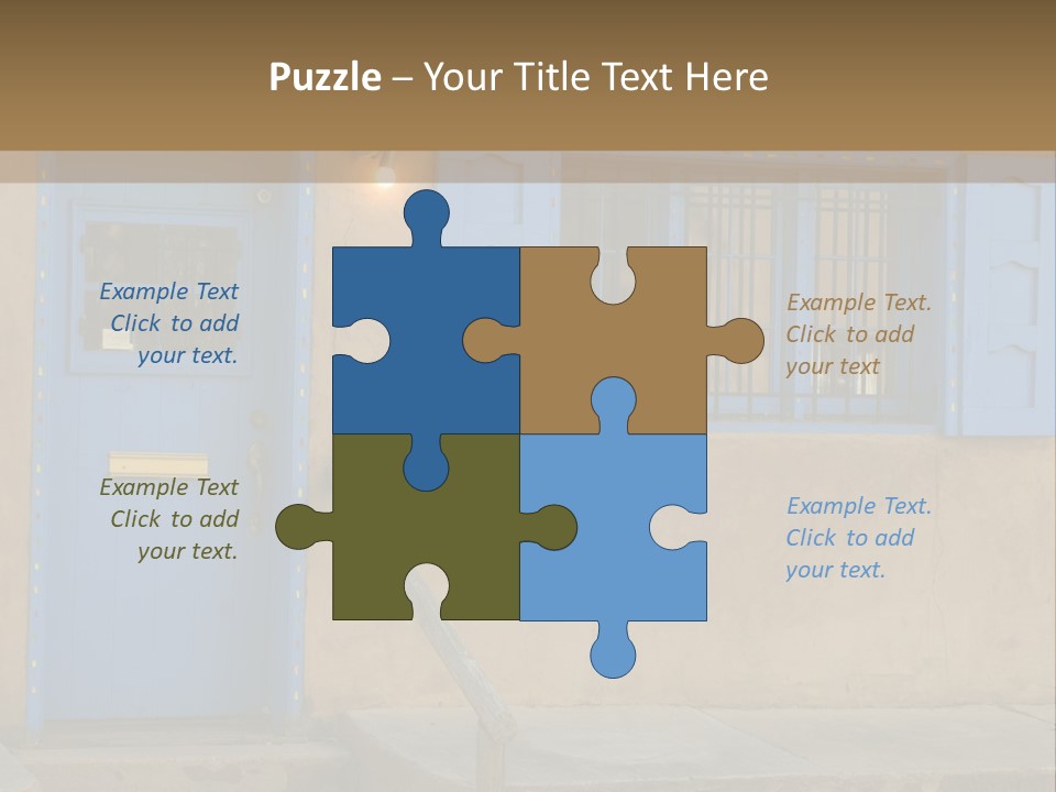 Western Tower Handrail PowerPoint Template