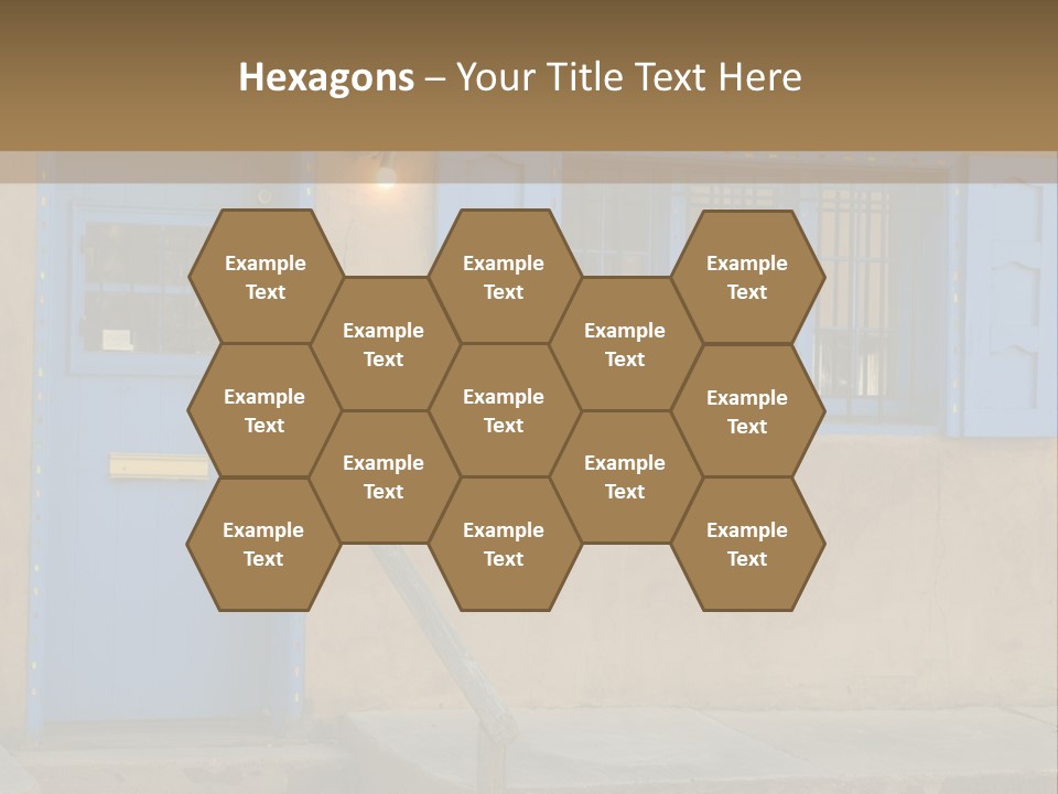 Western Tower Handrail PowerPoint Template