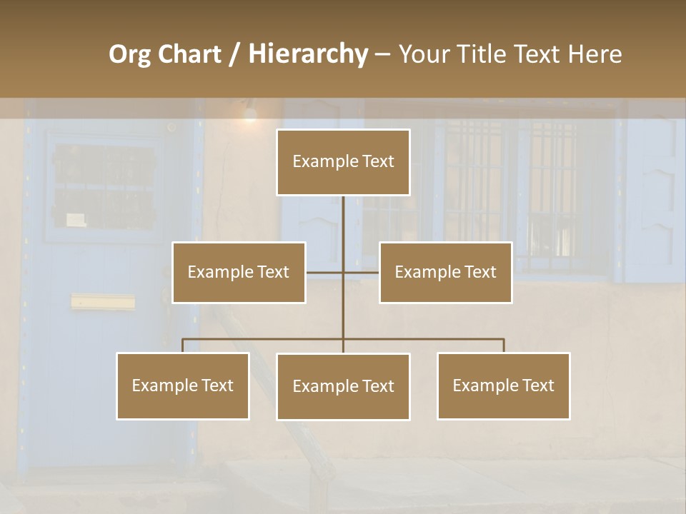 Western Tower Handrail PowerPoint Template