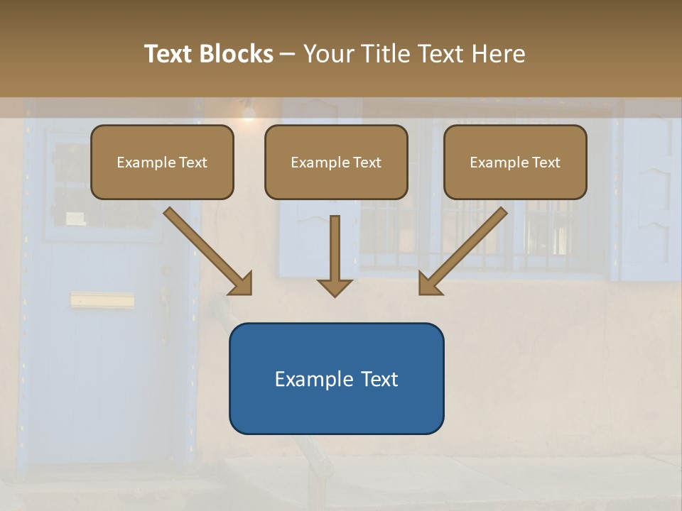 Western Tower Handrail PowerPoint Template