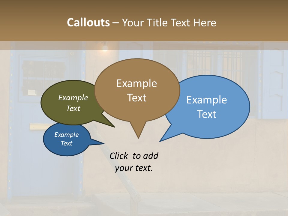 Western Tower Handrail PowerPoint Template