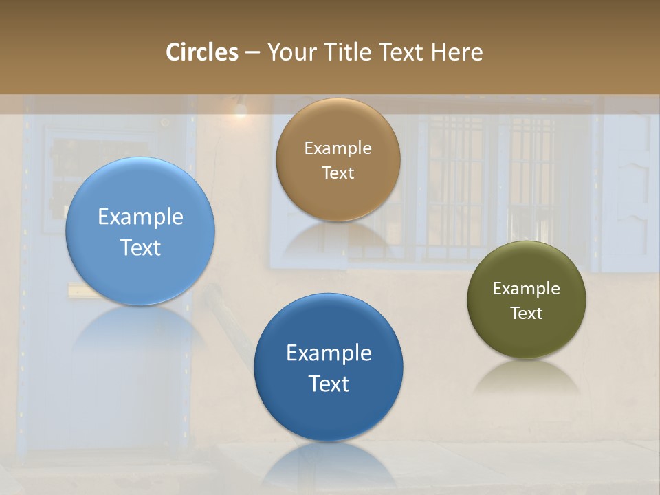 Western Tower Handrail PowerPoint Template