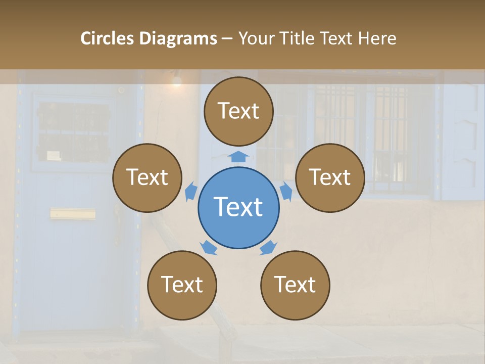 Western Tower Handrail PowerPoint Template