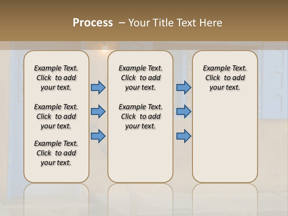 Western Tower Handrail PowerPoint Template