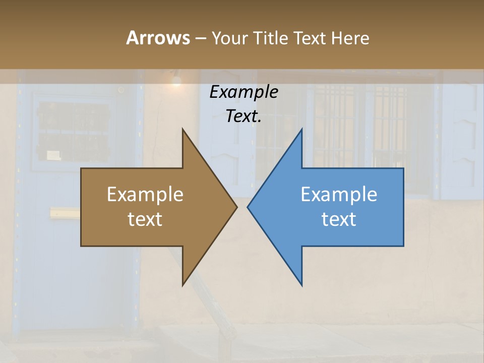 Western Tower Handrail PowerPoint Template