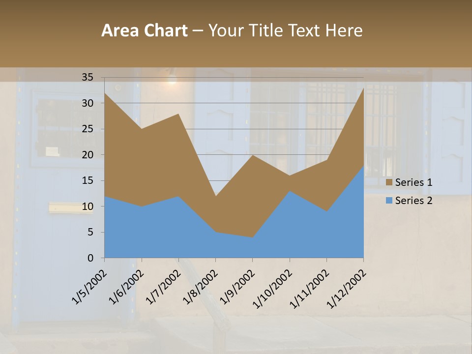 Western Tower Handrail PowerPoint Template
