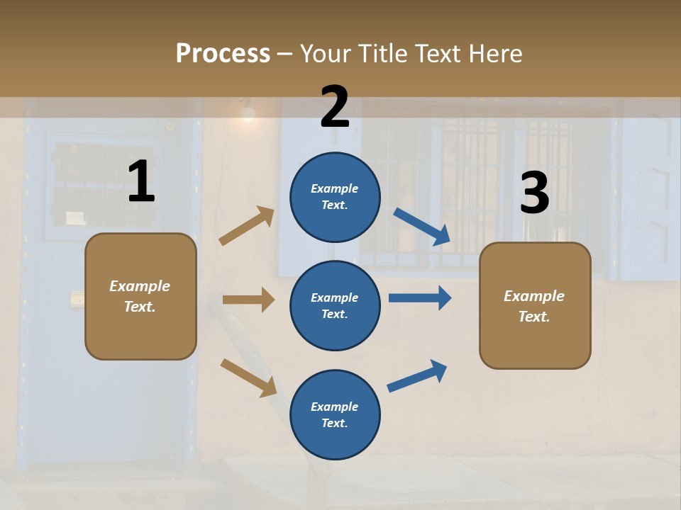 Western Tower Handrail PowerPoint Template