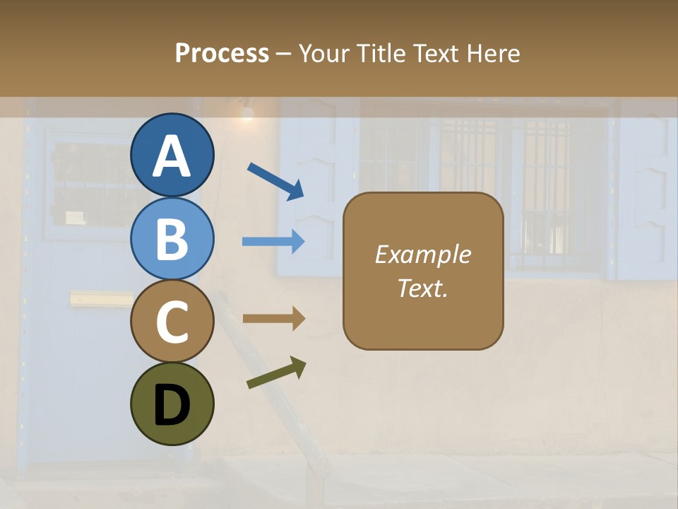 Western Tower Handrail PowerPoint Template