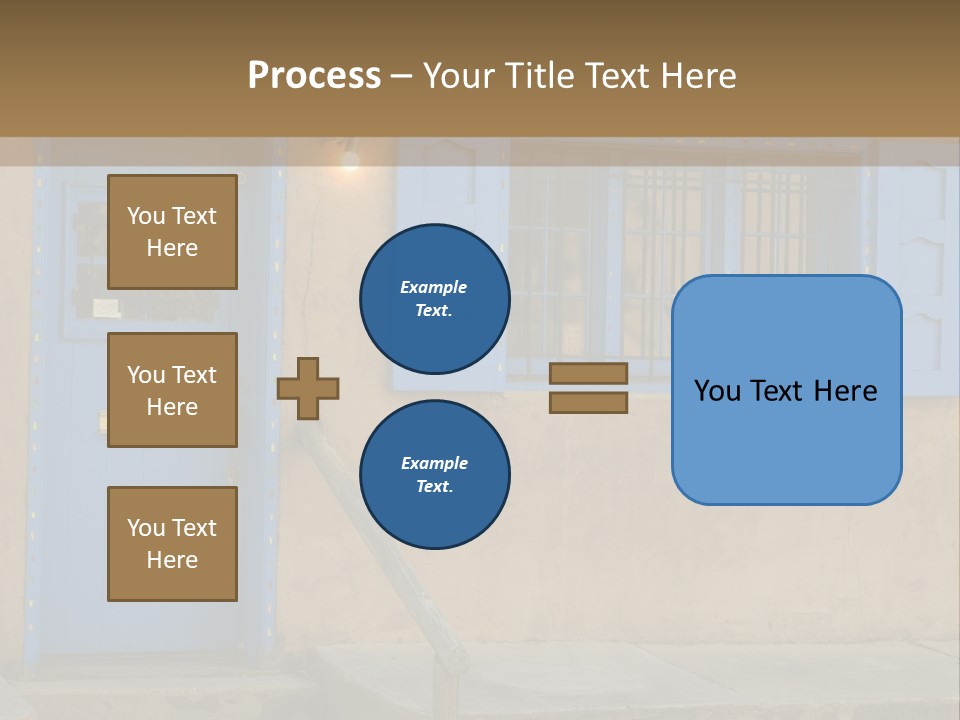 Western Tower Handrail PowerPoint Template