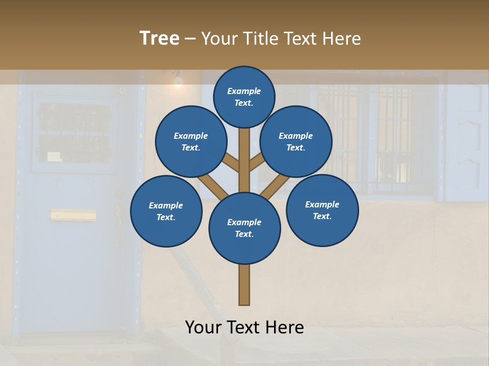 Western Tower Handrail PowerPoint Template