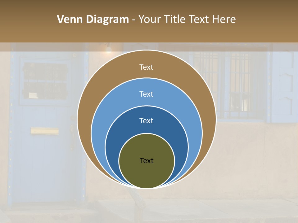 Western Tower Handrail PowerPoint Template