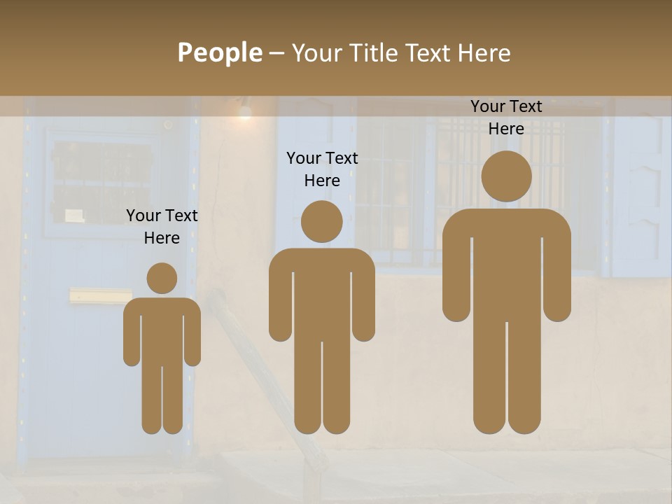 Western Tower Handrail PowerPoint Template