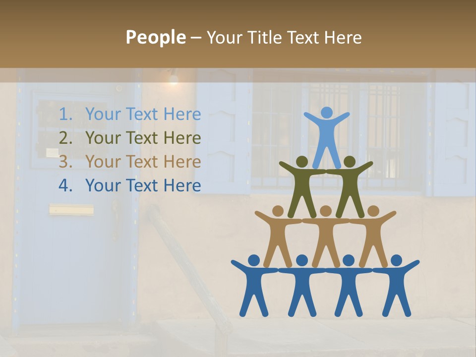 Western Tower Handrail PowerPoint Template