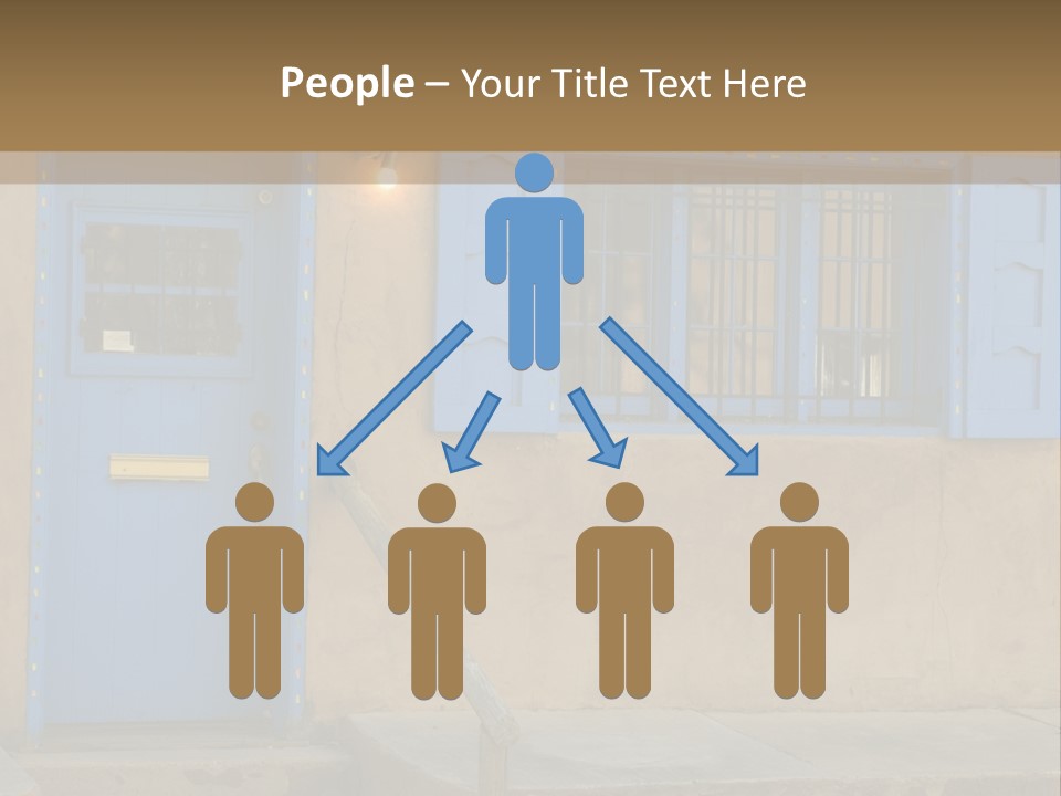 Western Tower Handrail PowerPoint Template