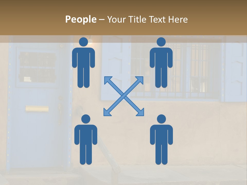 Western Tower Handrail PowerPoint Template