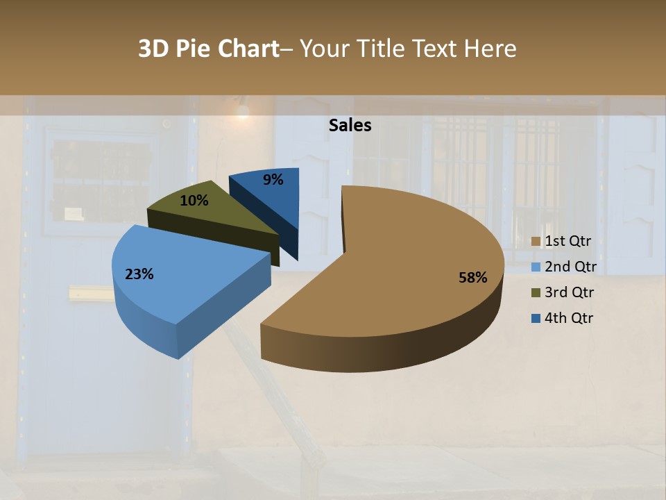 Western Tower Handrail PowerPoint Template