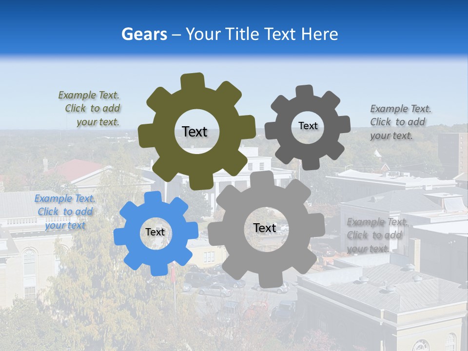 City Hall Rural United PowerPoint Template
