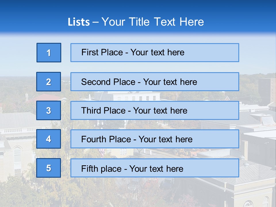 City Hall Rural United PowerPoint Template