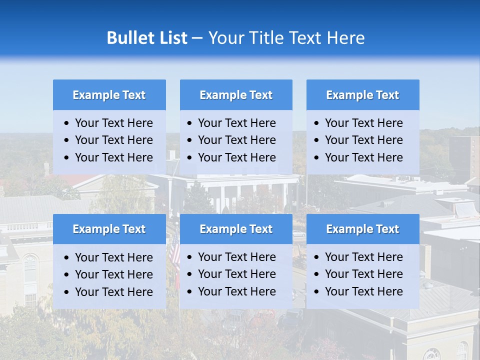 City Hall Rural United PowerPoint Template