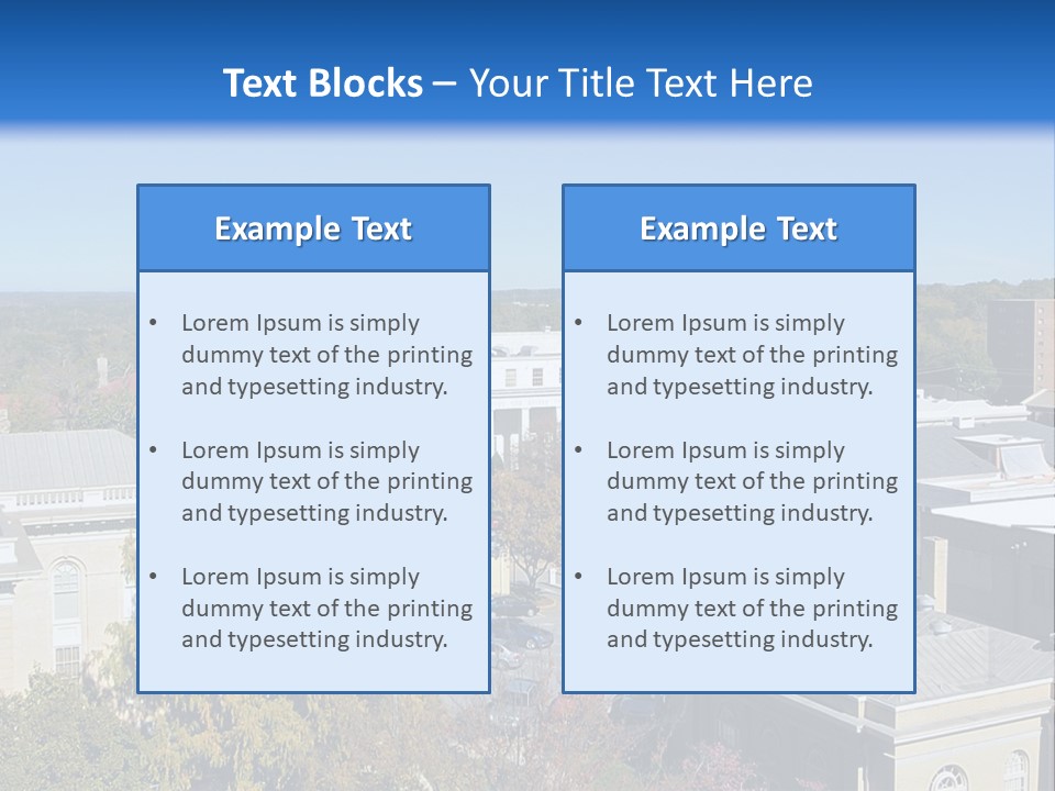 City Hall Rural United PowerPoint Template