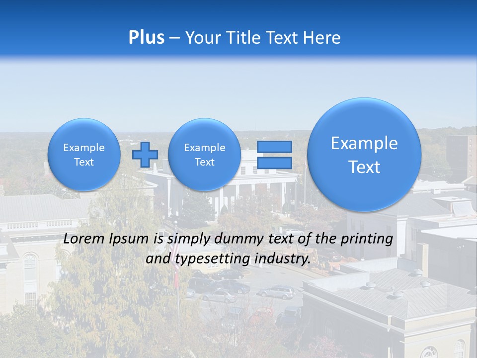 City Hall Rural United PowerPoint Template
