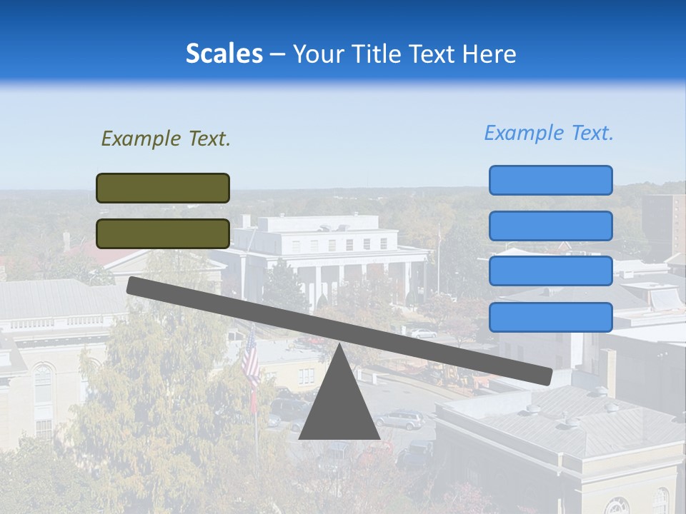 City Hall Rural United PowerPoint Template