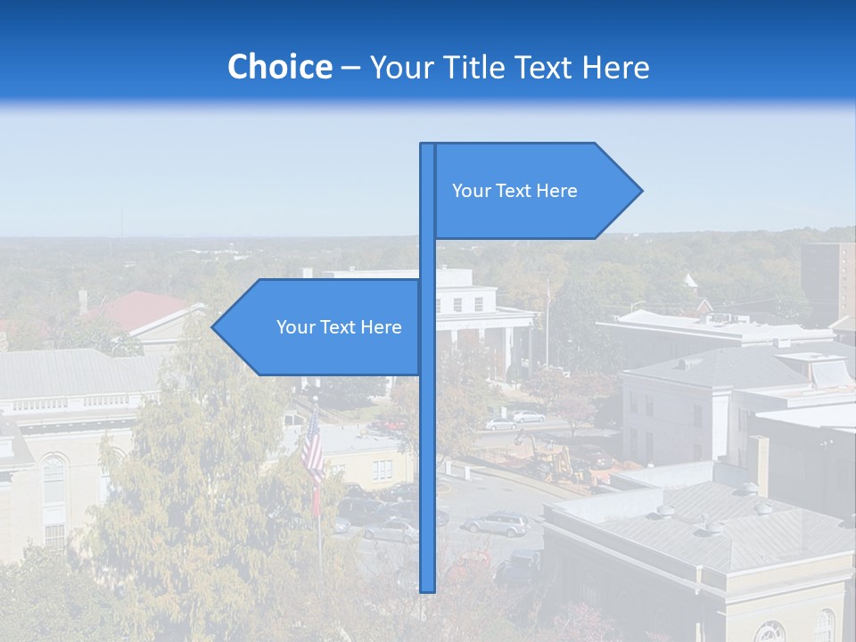 City Hall Rural United PowerPoint Template