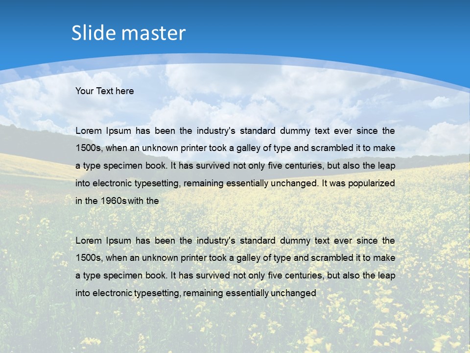 Bloom Colorful Flower PowerPoint Template