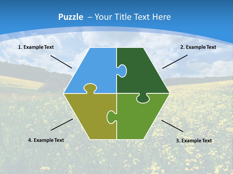 Bloom Colorful Flower PowerPoint Template