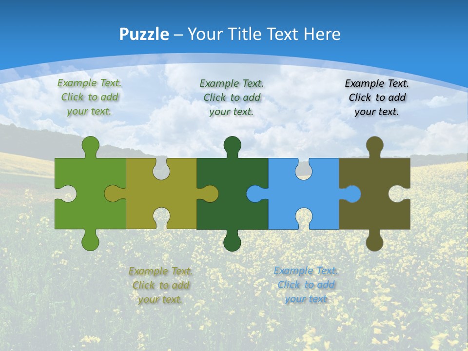 Bloom Colorful Flower PowerPoint Template