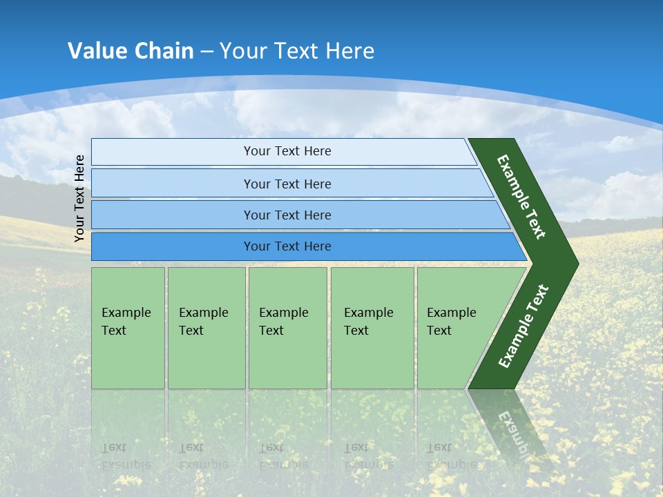 Bloom Colorful Flower PowerPoint Template