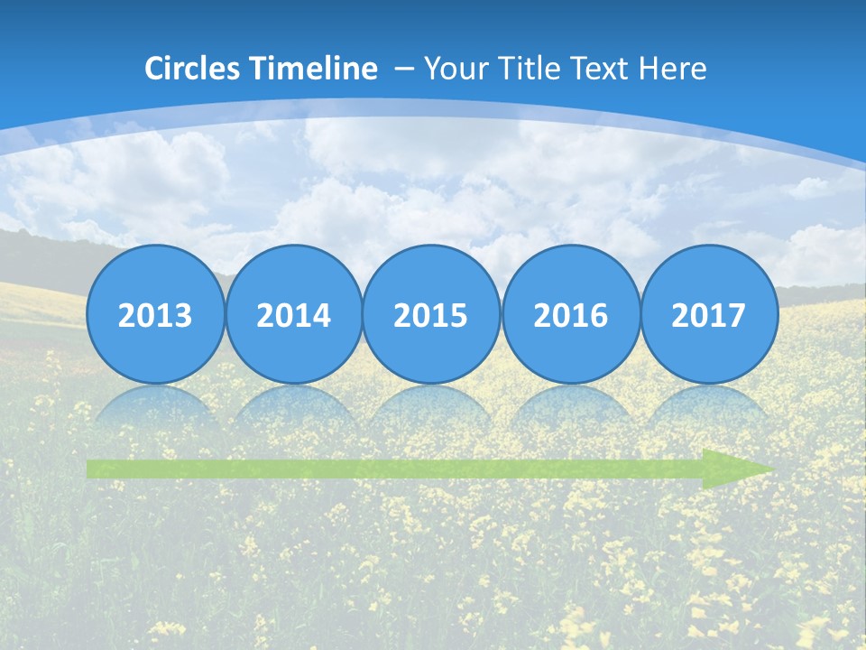 Bloom Colorful Flower PowerPoint Template