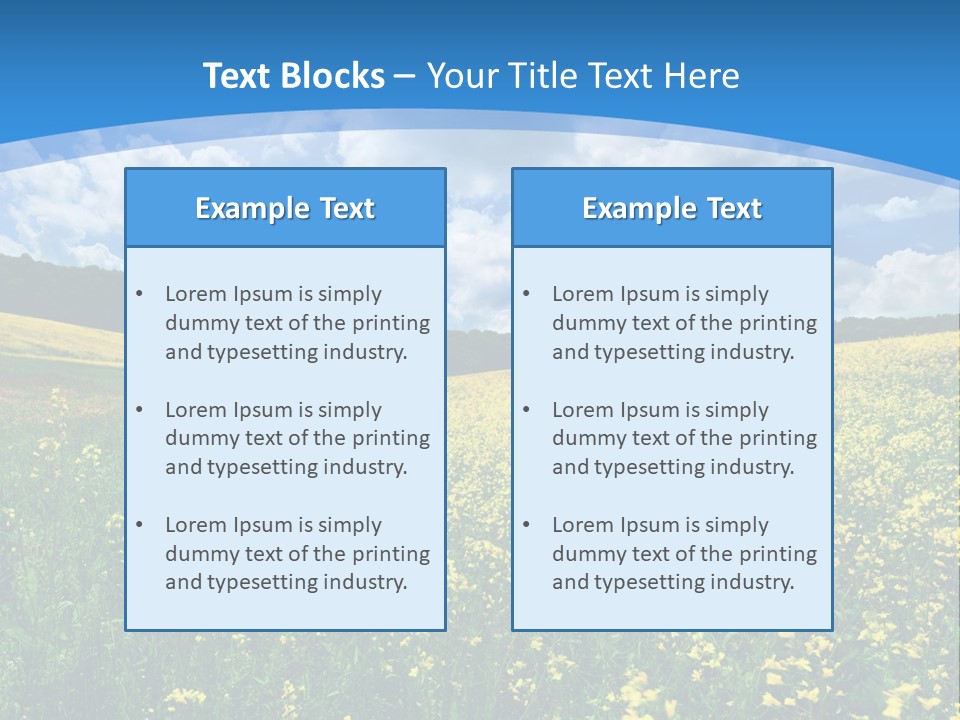 Bloom Colorful Flower PowerPoint Template