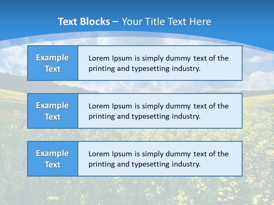 Bloom Colorful Flower PowerPoint Template